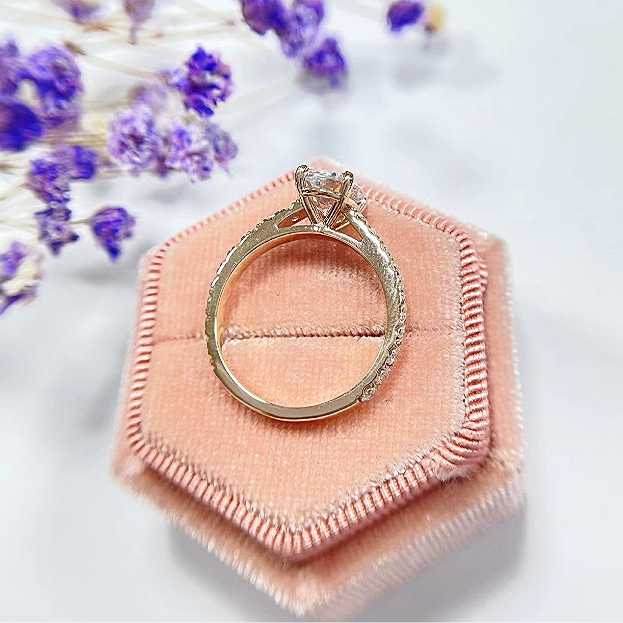 Charlotte Lab-Diamond Engagement Ring - Image 7